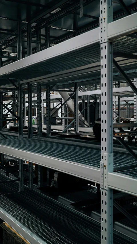 Organized industrial inventory and supply chain storage