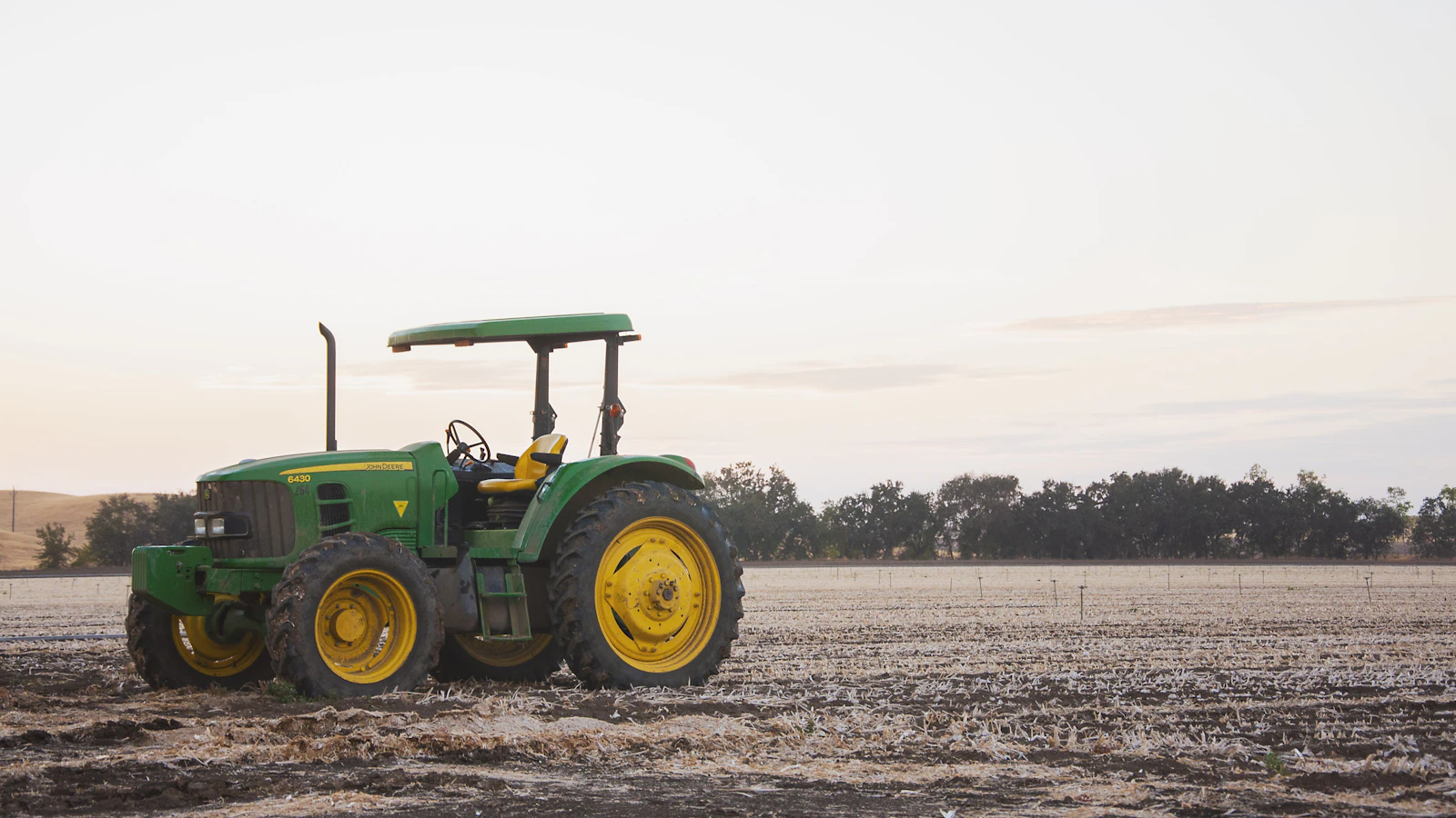 green tractor
