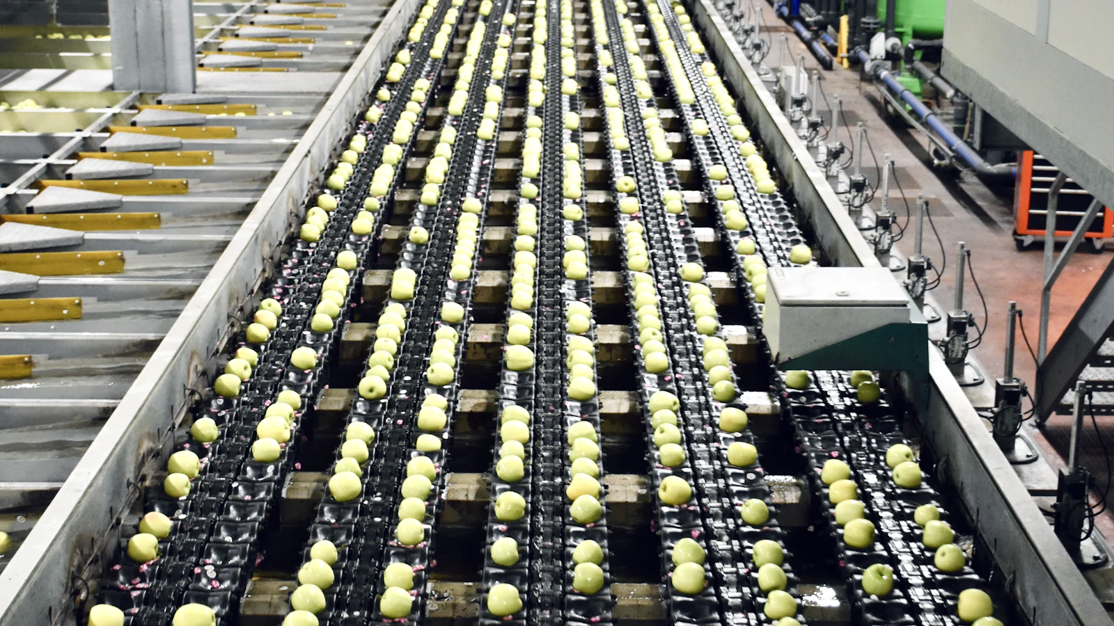 a large factory with many machines